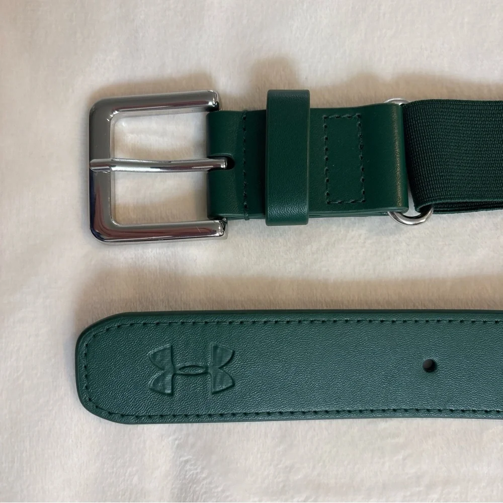 Under Armour Youth Adjustable Baseball Belt Green One Size Fits All